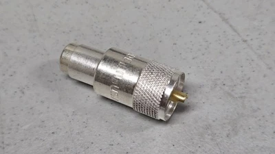 UHF PL-259 Solder Connector w/UG-176/U for HAM Radio CB HF coaxial antenna cable - Image 1 of 4