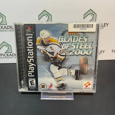 NHL Blades of Steel 2000 (Playstation PS1) Completo con Manual CIB Foto 1 de 4