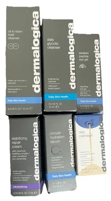 Dermalogica Gel de Ojos, Limpiador Aceite a Espuma, Crema Reparadora, Suero Hidratante, Lote 6 Foto 1 de 4