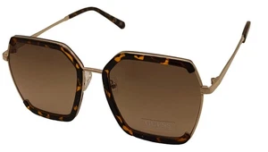 Guess Sunglass Womens Dark Havana Oversized Square Gradient Lens GF0418. 52F - Picture 1 of 12