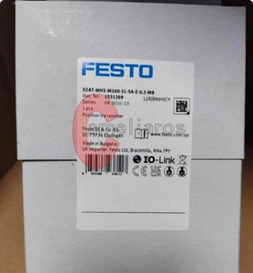 One FESTO SDAT-MHS-M160-1L-SA-E-0.3-M8 1531269 position transmitter New - Picture 1 of 1