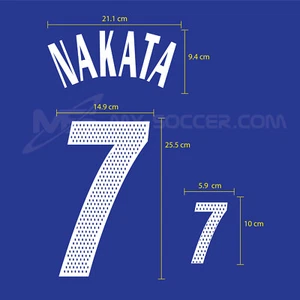 NAKATA #7 Japan Home World Cup 2002 PU PRINT EXCELLENT QUALITY - Picture 1 of 5