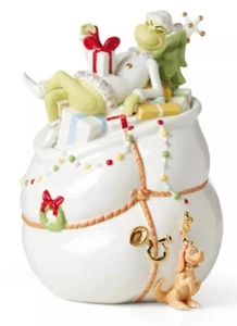 Lenox China How The Grinch Stole Christmas Merry Grinchmas Keksdose Neu im Karton - Bild 1 von 5
