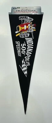 ¡¡Banderín de lana bordado recuerdo vintage Indianapolis 500 Speedway!!! Foto 1 de 4