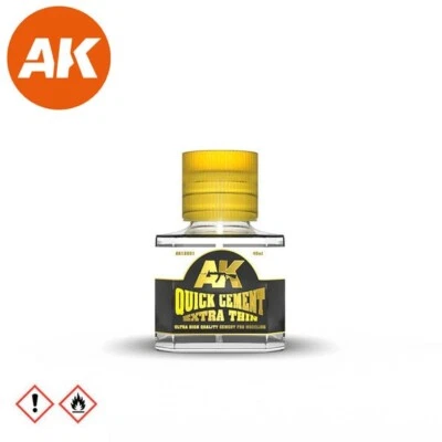 AK INTERACTIVE AK 12001 Quick Cement Extra Thin Plastikkleber 40 ml (125,00€/L)