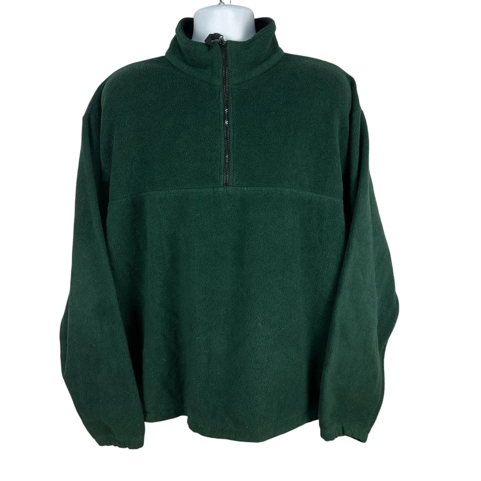Chaqueta Pullover Prospirit Verde Polar Talla Grande 100% Poliéster Foto 1 de 4