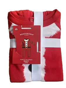 Target Wondershop Baby Christmas Pajamas Santa Suit Size 3-6 Months One Piece - Picture 1 of 3