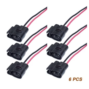 6PCS Ignition Coil Connector Harness Wire Pigtail For Chrysler Dodge Plymouth V6 - Picture 1 of 7