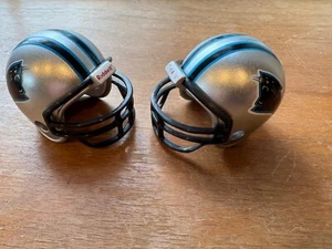 Set 2 Vintage 1990s Riddell Pocket Pro 2" Throwback Helmet Carolina Panthers - Picture 1 of 3