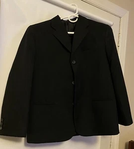 Teens/young Adults Black  3 Button Blazer Style Dress Formal All Seasons Wedding - Picture 1 of 8