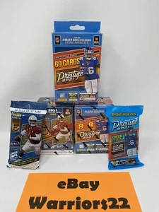 2021 Panini NFL Prestige and Elite Lot of 5 Blasters, Hangers and Packs! 🏈🔥 - Picture 1 of 1
