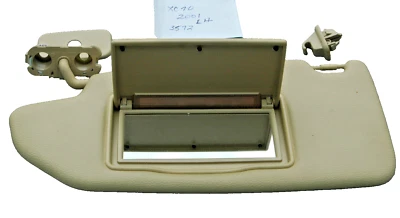 Viseira solar Volvo XC70 V70 2001-2003 com luzes espelhadas e garagem esquerda fabricante de equipamento original 3572 LH - Imagem 1 de 4