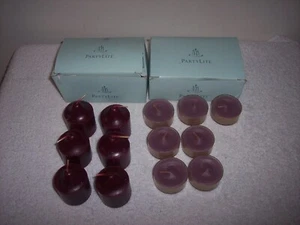 Velas votivas y tealight PartyLite ~ Votivos de morera y luces de té de cacao cremosas - Imagen 1 de 6