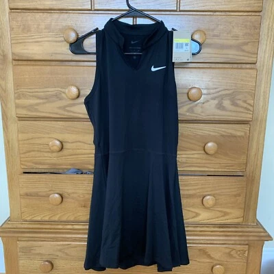 Women’s Nike Dry-Fit Tennis Pickleball Dress, Small , Black - Image 1 of 2