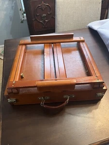 ART STUDIO by BATTAT Portable Wood Easel w Oil/Acrylic/Watercolor Paint - Picture 1 of 13