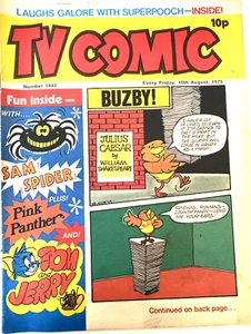 T.V. COMIC. NUMBER. 1443. AUGUST 1979. SCARCE UK MAGAZINE. FN- - Picture 1 of 7
