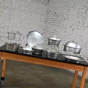 Mid 20th Century Guardian Service Aluminum Dual Purpose Cookware 14 Pieces - Picture 1 of 23