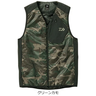 Chaleco Daiwa DJ-25008 Prima Loft Ligero Verde Camuflaje XL De Elegantes Pescadores Japón Foto 1 de 4