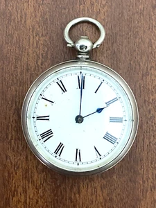 +Antique Pocket Watch 19th Century Victorian in Silver - Picture 1 of 11