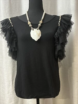 Blusa MARC NEW YORK Mujer Gótica Lolita Core Romántico Núcleo Retro Glam Core Talla M Foto 1 de 4