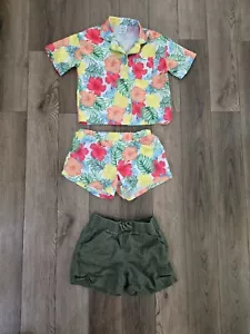 Target Girls Art Class Smiley Face Sleepwear Pajamas Size 8 And 8 Shorts Sam's - Picture 1 of 5