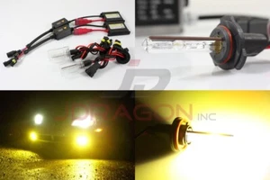 9006/Hb4 3000K Amarillo 35W Delgado Dc Lastre Hid Conversión Kit Xenon Bombilla - Imagen 1 de 6