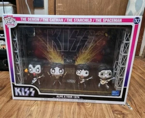 Kiss Alive II 1978 TOUR Funko Pop Moment Deluxe Vinyl Figuren Set - Bild 1 von 7