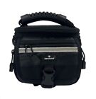 NEW Samsonite Small Black 6.5" Camera Case Padded Bag with Strap Pockets Zipper