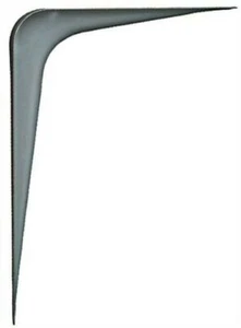 6 Pack National Hardware 172619 Utility Shelf Brackets 12 x 14 Gray - Picture 1 of 1