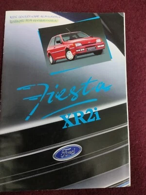Brochure Depliant Ford FIESTA XR2J Italiano 12 pagine - Immagine 1 di 4