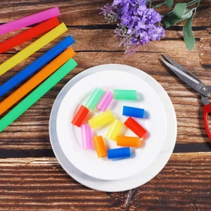 100 Pcs Jumbo Smoothie Straws,Colorful Disposable Wide-Mouthed Large Straw. - Picture 1 of 1