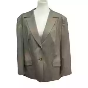 Jones New York Suit Womens Plus Size 18W 2-Button PolyBlend Blazer Suit Jacket - Picture 1 of 5