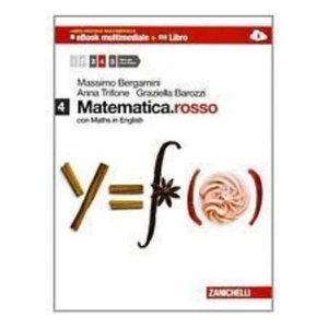 Matematica.rosso 4 con Maths in English, ZANICHELLI Bergamini, cod.9788808162588 - Foto 1 di 1