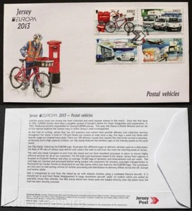 Trikot Briefmarken Europa '13 "Postfahrzeuge" Ersttagsbrief 2013 - Bild 1 von 3