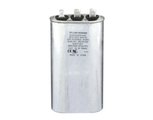 TRADEPRO TP-CAP-45/5/440 - Condensador de funcionamiento, 45/5/440 VCA, ovalado, clasificación doble - Imagen 1 de 3
