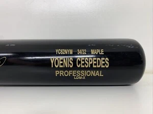 2015 New York Mets Yoenis Cespedes Signed Game Issued Bat LOA - Picture 1 of 15