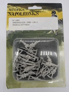 Minifigs Napoleonics N409 Grenadier Pre-1811 March/Attack New SHIPS FREE - Picture 1 of 3