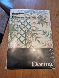 VINTAGE DORMA SUMATRA FLORAL COUNTRY COTTAGE  CURTAINS 230 cm LONG X 6 FOOT WIDE - Picture 1 of 9