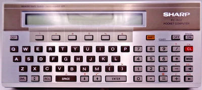 SHARP POCKET COMPUTER PC-1500 (+ AUFBEWAHRUNGSTASCHE) ✅ GETESTET - Bild 1 von 4