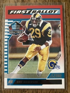 ERIC DICKERSON 2025 Score First Ballot Card!!  #4  LOS ANGELES RAMS - Picture 1 of 1