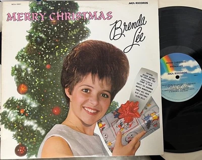 MERRY CHRISTMAS FROM BRENDA LEE - MCA REISSUE LP rockin around tree vinyl VG+ - Image 1 of 3