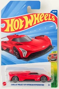 Mattel Hot Wheels 2025 Exotics 1/5 Cadillac Project GTP Hypercar Red 99/250 - Picture 1 of 2