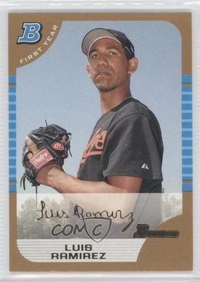 2005 Bowman First Year Gold Luis Ramirez #205 Rookie RC - Image 1 of 2