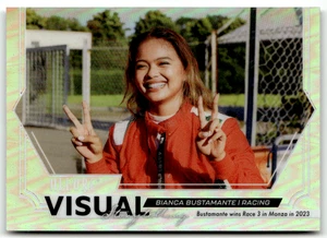 2025 Upper Deck Allure SE No. VS-14 Bianca Bustmante Rainbow Visual Storytelling - Bild 1 von 2