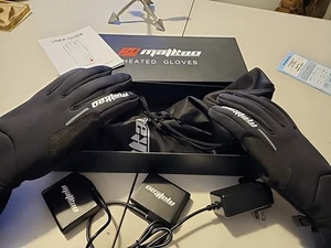 MATKAO Beheizbare Handschuhe Herren Damen Wiederaufladbar Wasserdicht Winterhandschuhe MEDIUM - Bild 1 von 8