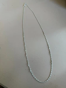 Deutschland Silberfarbene Halskette | Schneckenglied Art Deco - Bild 1 von 4