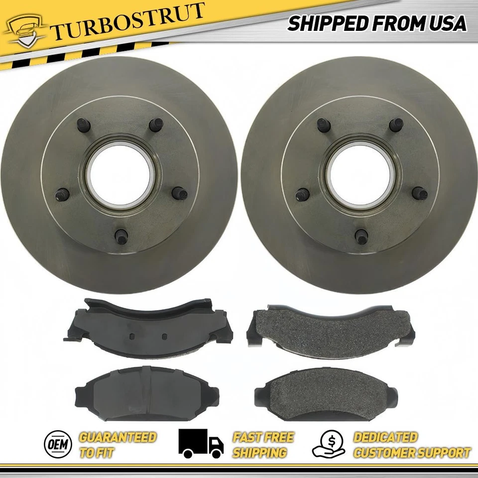 Kit de pastillas de freno delanteras OE para Ford Bronco 1986-1988 4,9 L Foto 1 de 1