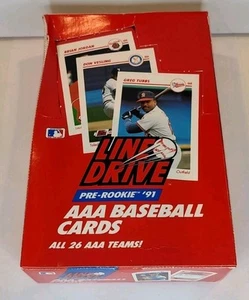 1991 Line Drive Baseball Pre-Rookie AAA Factory Sealed Packs - Picture 1 of 4