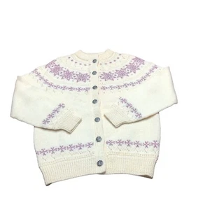 DALE OF NORWAY, WOMEN'S S 38 BUTTON FRONT CARDIGAN, PURE NEW WOOL vintage - Picture 1 of 7