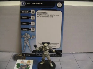 =Star Wars Miniatures FORZA SCATENATA Evo Trooper 34/60 con scheda = - Foto 1 di 1